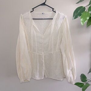 Oversized Cottagecore Blouse